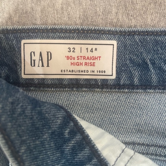 Lee Gray/black Denim Jeans with Gap light wash jeans - Picture 6 of 7